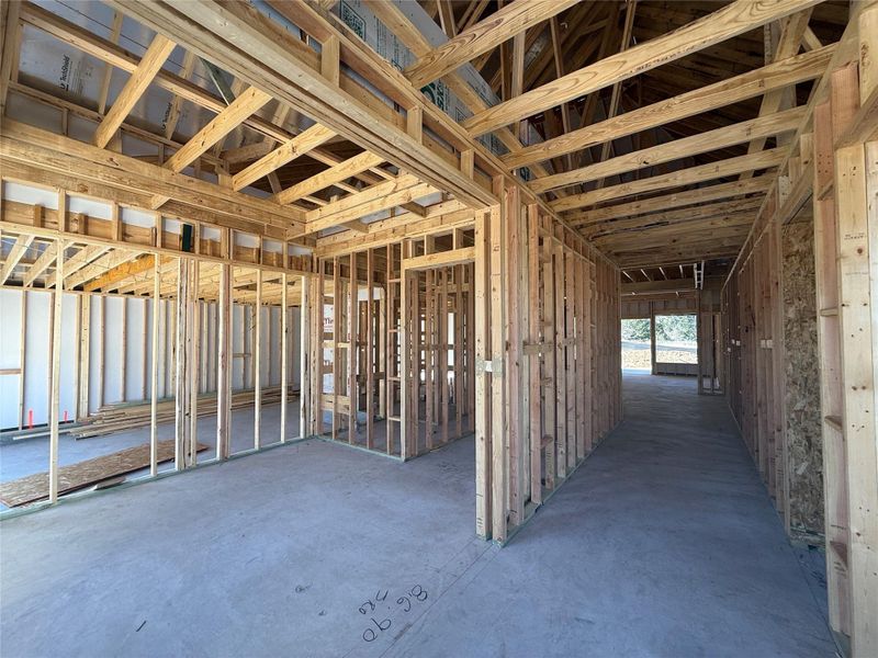 In-progress construction of a new home in Provence, Austin, TX (Image 23).