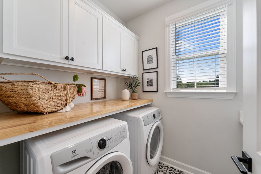 Representative furnished interior of a home built from the Lacey - Vanguard Collection by Mungo Homes in Porter Ridge, Elgin (Image 12).