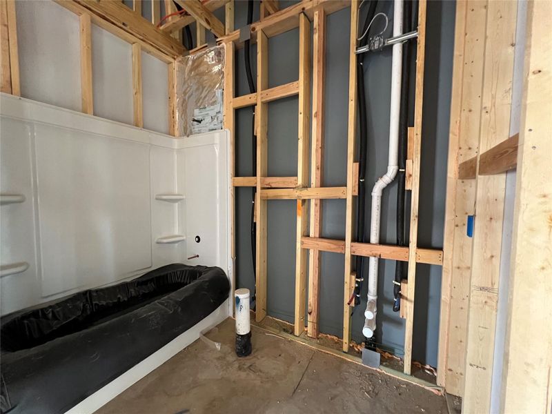 In-progress construction of a new home in Rolling Glen, Hutto, TX (Image 17). In-progress construction of a new home in Rolling Glen, Hutto, TX (Image 17).