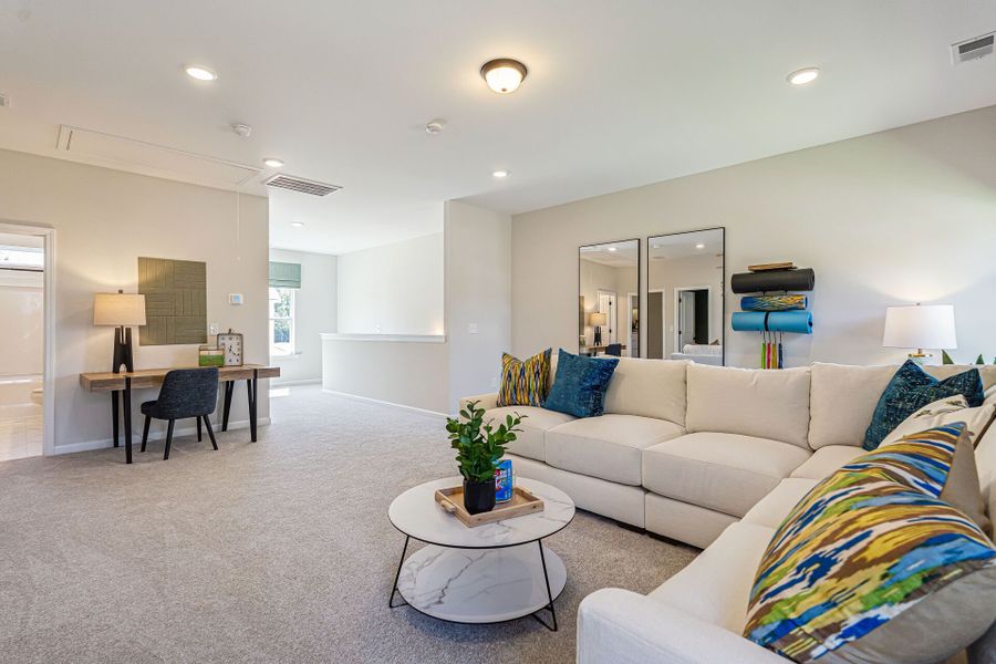 Furnished interior view inside a new home in Lemon Springs Estates, Sanford (Image 16).