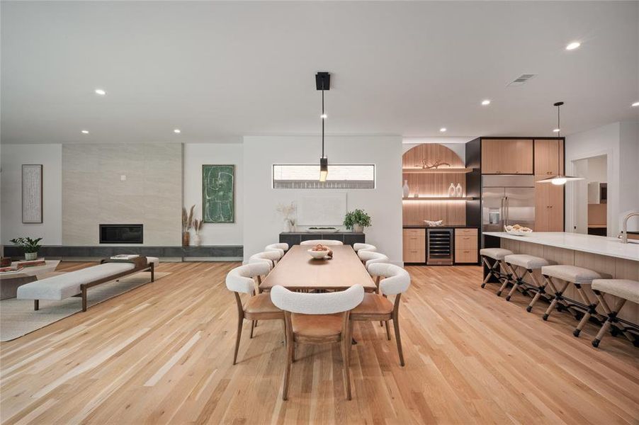 Furnished interior view inside a new home in , Dallas (Image 17).