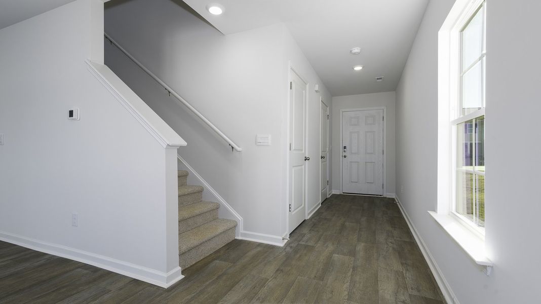 Representative unfurnished interior of a home built from the TAYLOR by D.R. Horton in Aspen Place, Thomasville (Image 9).