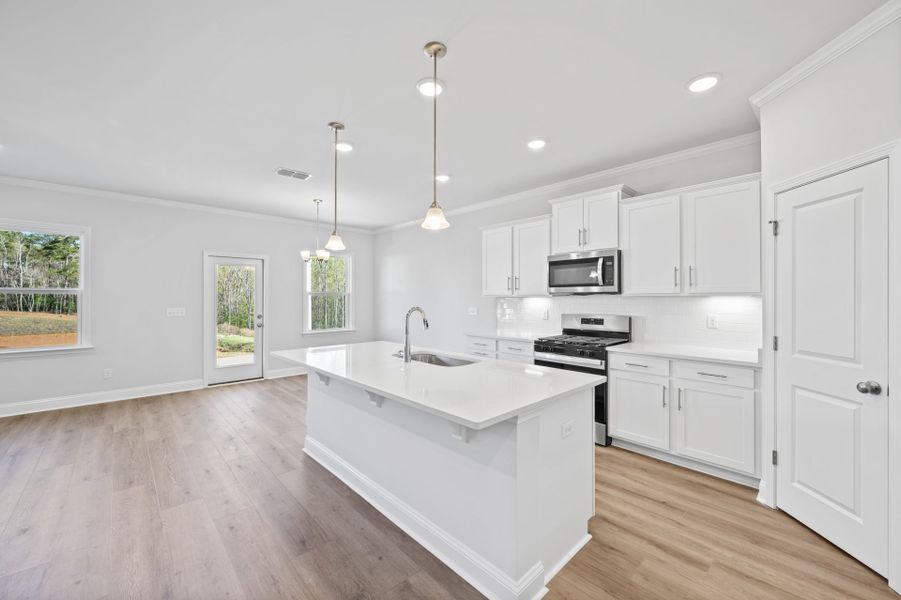 Furnished interior view inside a new home in Carriage Estates, Lexington (Image 10).