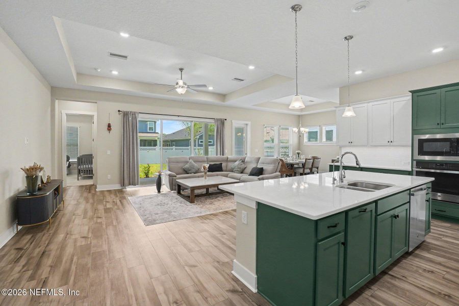 Furnished interior view inside a new home in , St. Augustine (Image 16).