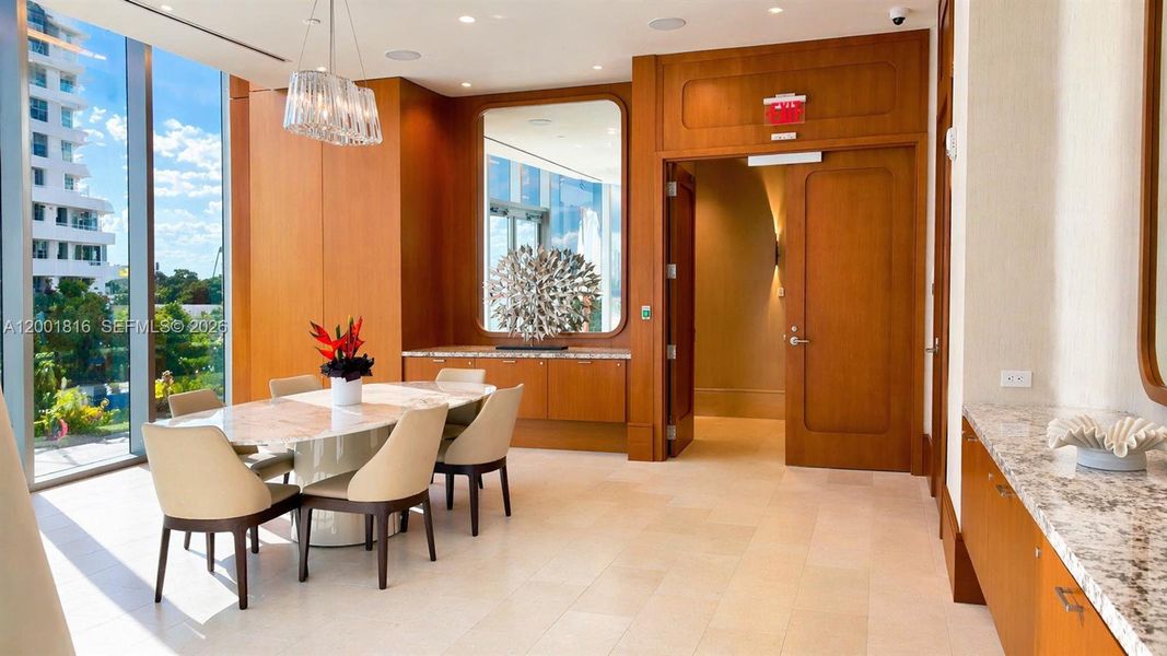 Furnished interior view inside a new home in , Miami (Image 7).