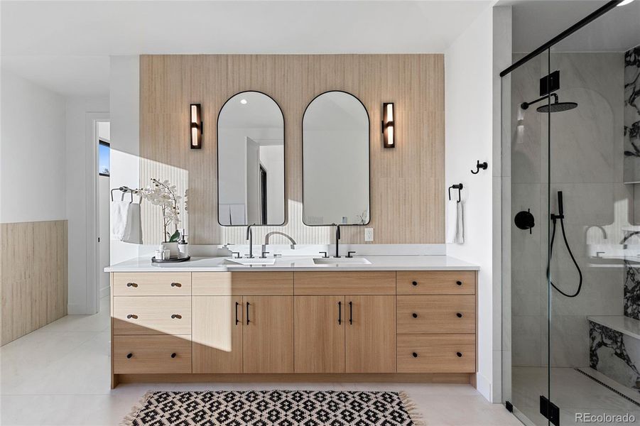 Furnished interior view inside a new home in , Denver (Image 14).