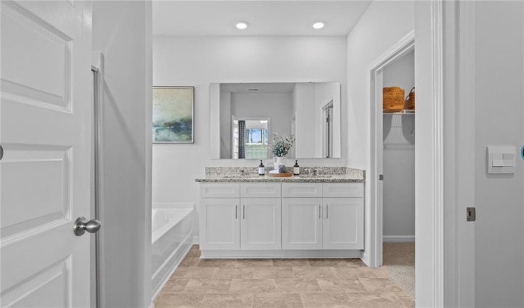 Furnished interior view inside a new home in Twin Lakes, Hoschton (Image 32).