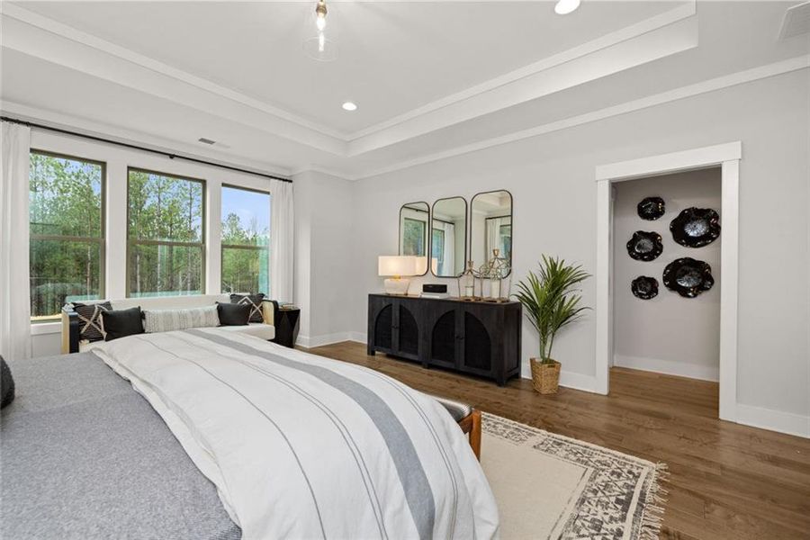 Furnished interior view inside a new home in Soleil Belmont Park, Canton (Image 34).