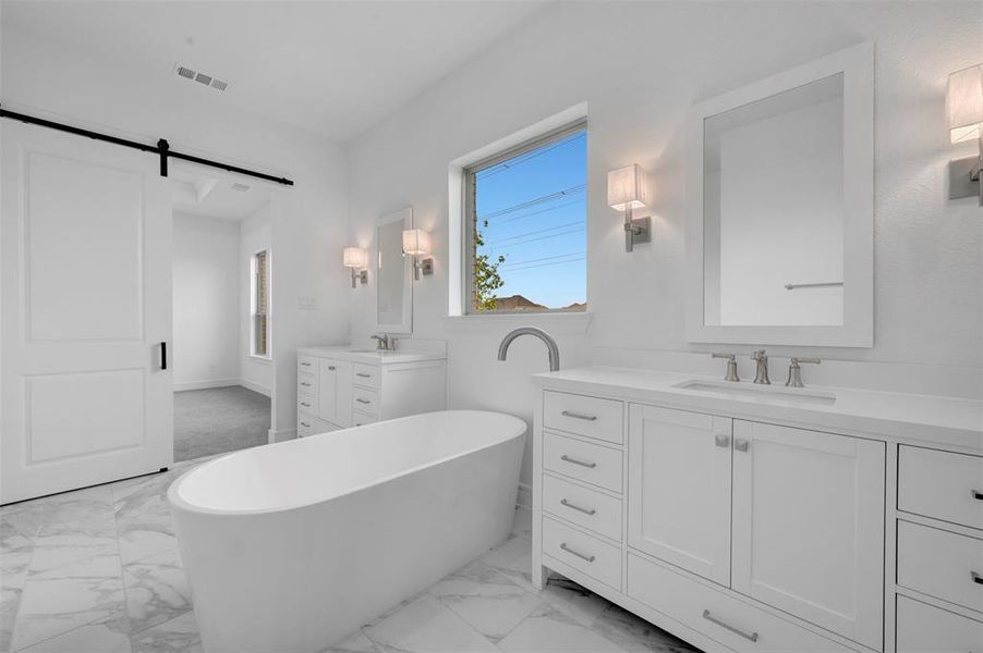 Furnished interior view inside a new home in Wellington, Haslet (Image 12).