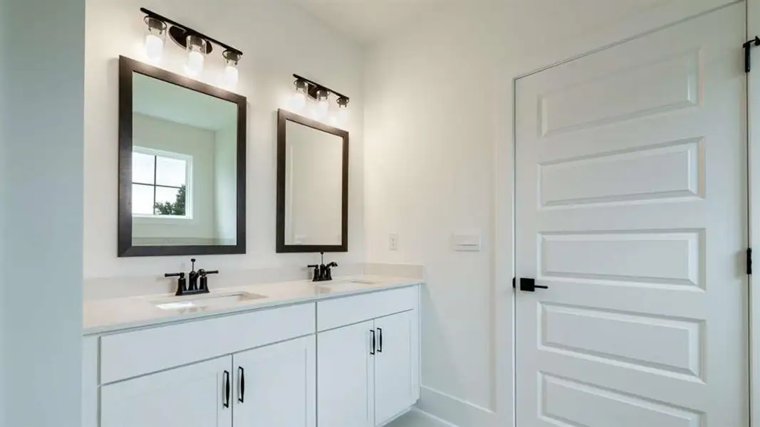 Furnished interior view inside a new home in The Village at Sandy Plains, Marietta (Image 11). Furnished interior view inside a new home in The Village at Sandy Plains, Marietta (Image 11).
