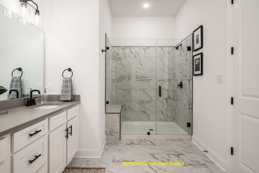 Furnished interior view inside a new home in Dixon Grove, Grimesland (Image 9).
