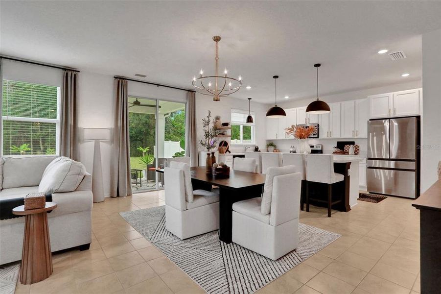 Furnished interior view inside a new home in , Palm Coast (Image 20). Furnished interior view inside a new home in , Palm Coast (Image 20).