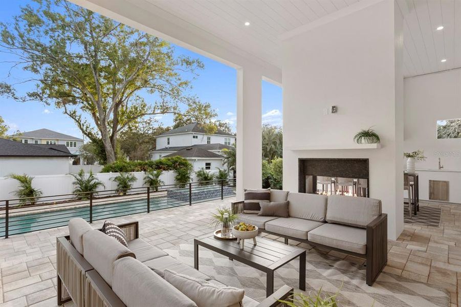 Exterior details and patio area of a home in , Tampa (Image 29). Exterior details and patio area of a home in , Tampa (Image 29).