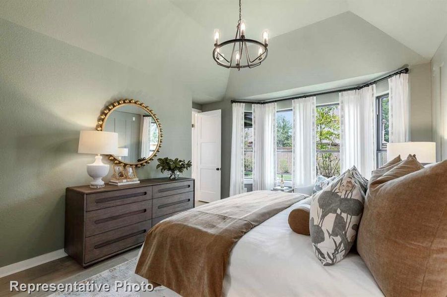 Furnished interior view inside a new home in Creekshaw, Royse City (Image 5).