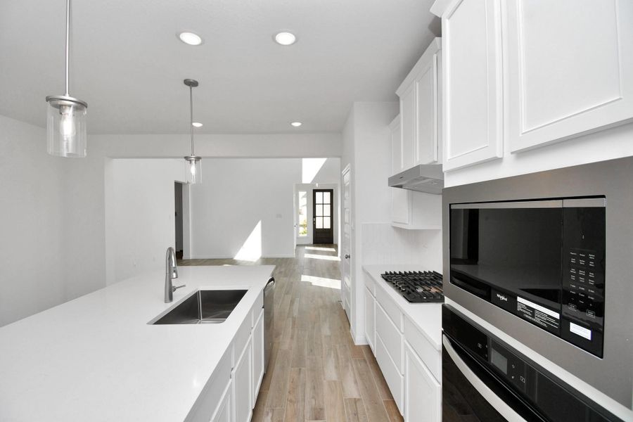 Furnished interior view inside a new home in Elyson, Katy (Image 14).