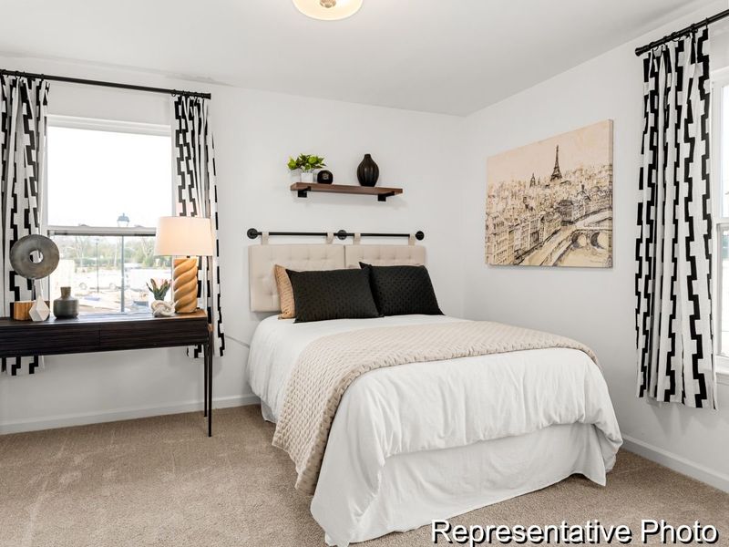 Furnished interior view inside a new home in North District at Flowers Plantation Townhomes, Clayton (Image 16). Furnished interior view inside a new home in North District at Flowers Plantation Townhomes, Clayton (Image 16).