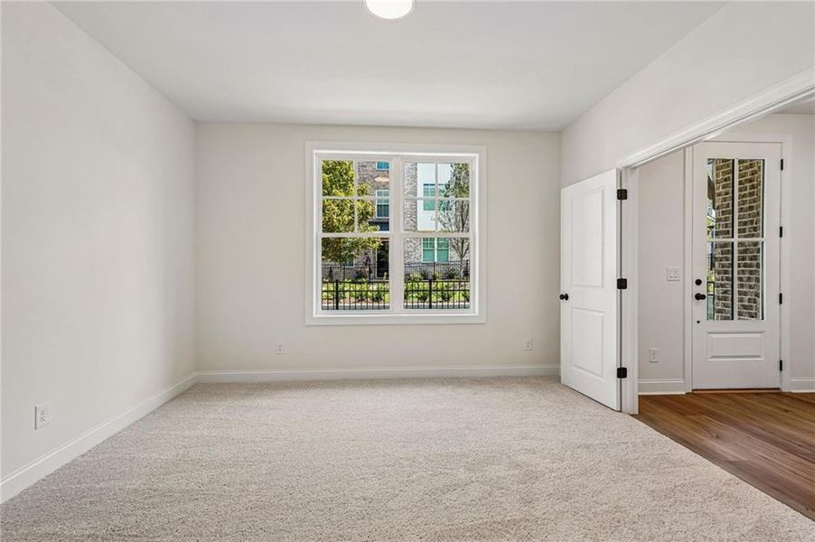 Spacious, unfurnished interior of a new home in Waterside Townhomes, Peachtree Corners (Image 18).