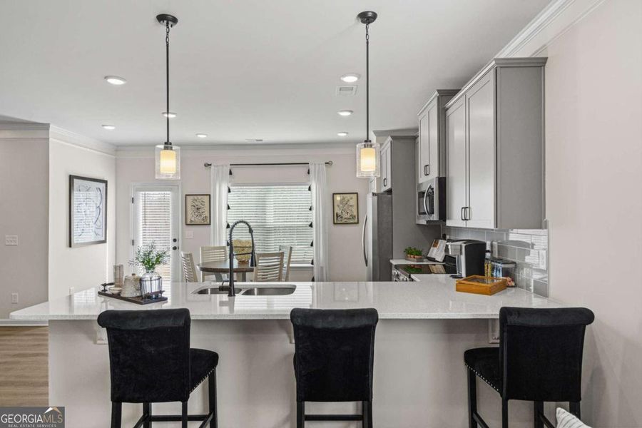 Furnished interior view inside a new home in Glendale Towns, Conyers (Image 8).