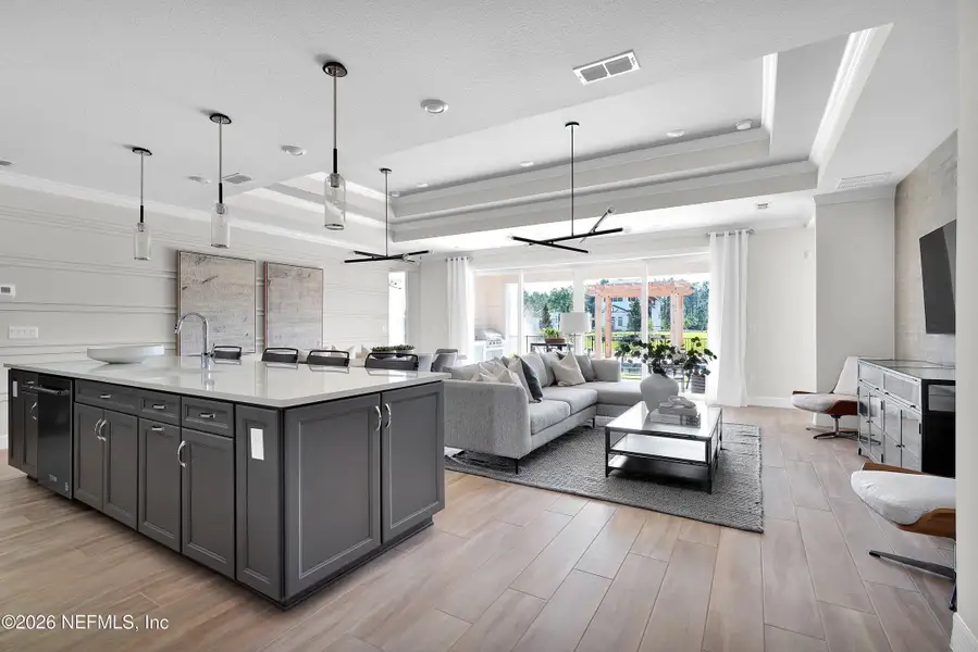 Furnished interior view inside a new home in , Yulee (Image 16).
