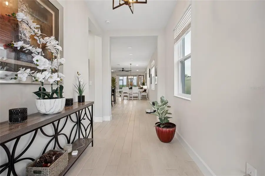 Furnished interior view inside a new home in Emerson Pointe, Apopka (Image 8). Furnished interior view inside a new home in Emerson Pointe, Apopka (Image 8).