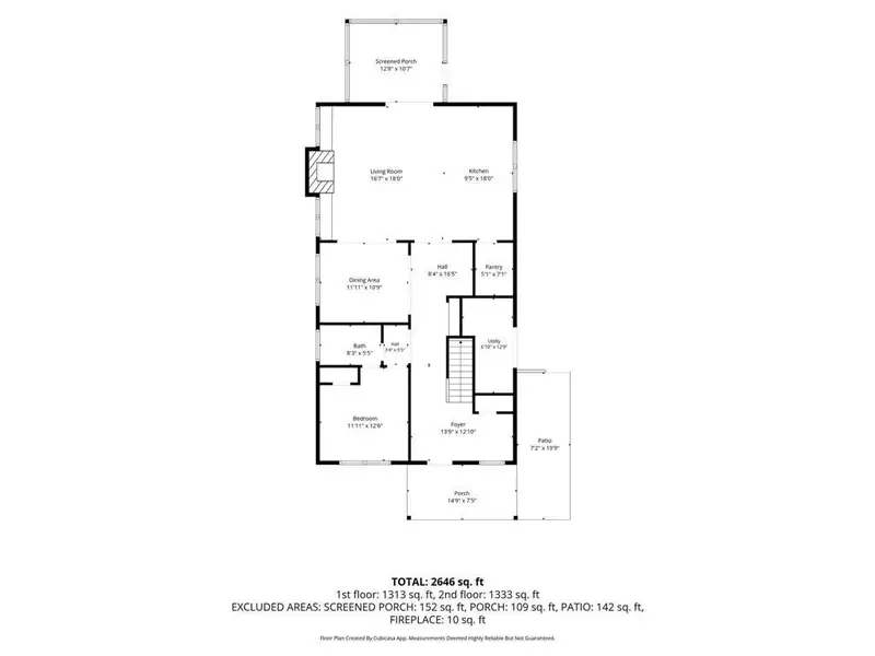 2D floor plan layout of this home in , Scottdale, GA (Image 5).