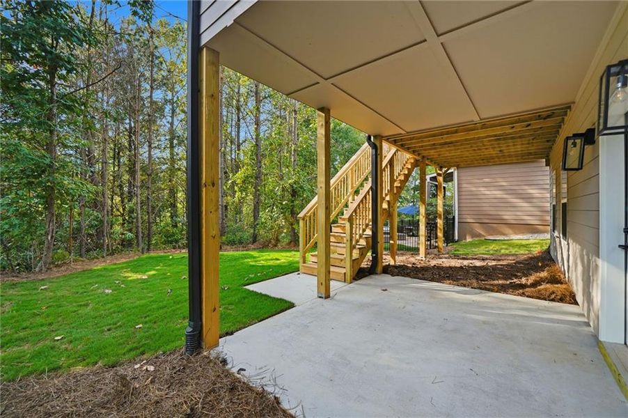 Exterior details and patio area of a home in , Canton (Image 4).