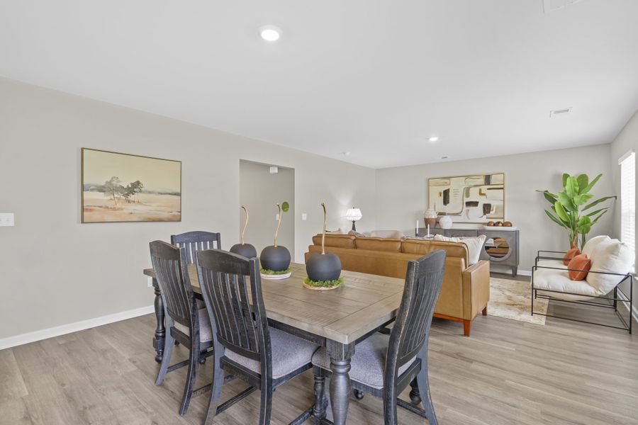Representative furnished interior of a home built from the Myrtle A by McGuinn Homes in Willow Lake, Blythewood (Image 10).