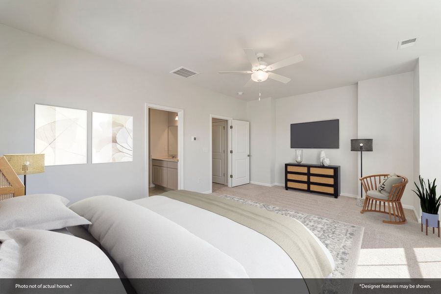 Furnished interior view inside a new home in Edwards Station, Taylors (Image 8).