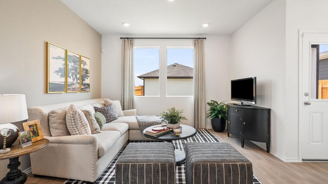Furnished interior view inside a new home in Valverde, Bastrop (Image 25). Furnished interior view inside a new home in Valverde, Bastrop (Image 25).
