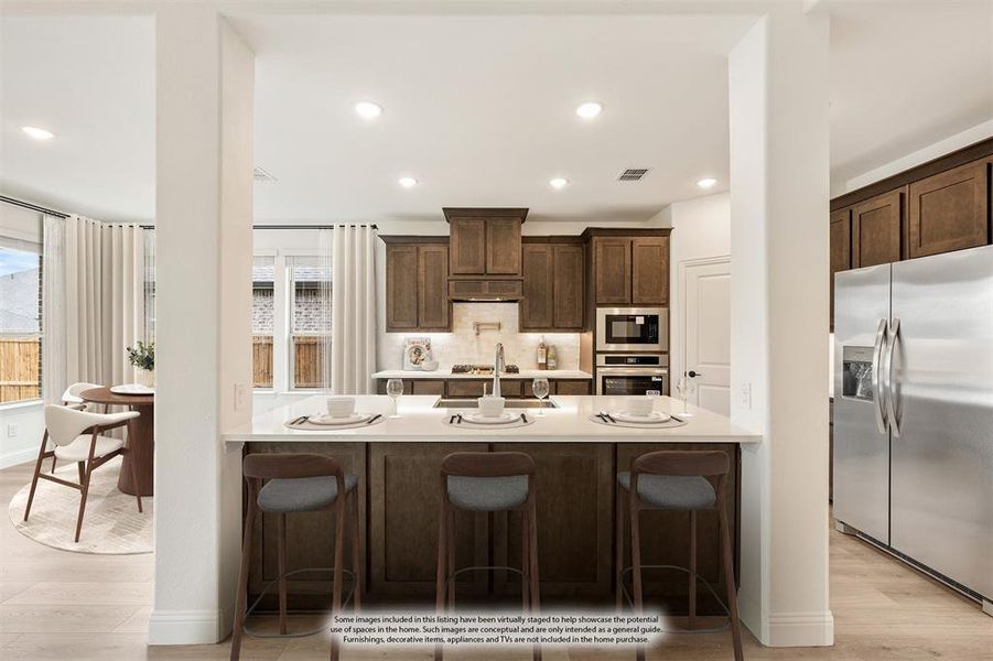 Furnished interior view inside a new home in West Crossing, Anna (Image 4).