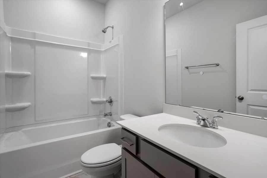 Furnished interior view inside a new home in Cambridge Reserve, Angier (Image 13).