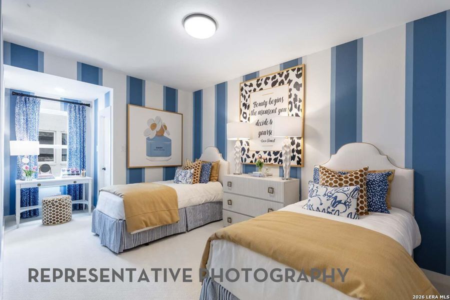 Furnished interior view inside a new home in Davis Ranch, San Antonio (Image 39).