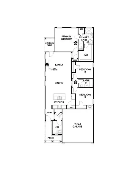 2D floor plan layout for the Fig by Impression Homes in Bryant Farms, Melissa, TX (Image 3). 2D floor plan layout for the Fig by Impression Homes in Bryant Farms, Melissa, TX (Image 3).