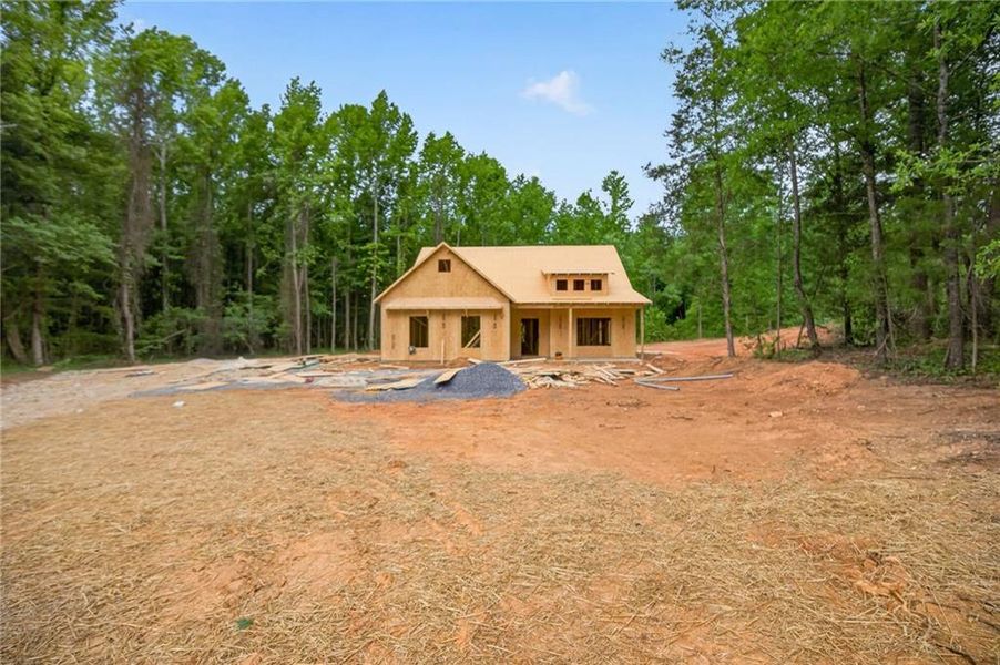 In-progress construction of a new home in , Silver Creek, GA (Image 38).