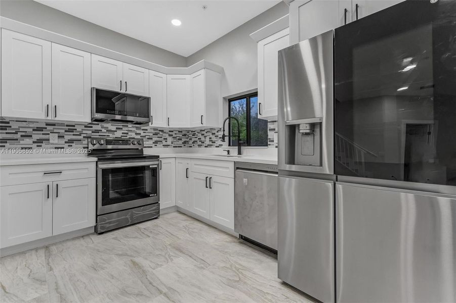 Furnished interior view inside a new home in , Miami (Image 50).