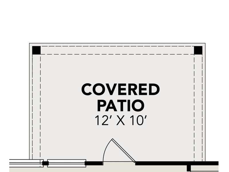 2D floor plan layout of this home in Spring Branch Crossing, Conroe, TX (Image 4).