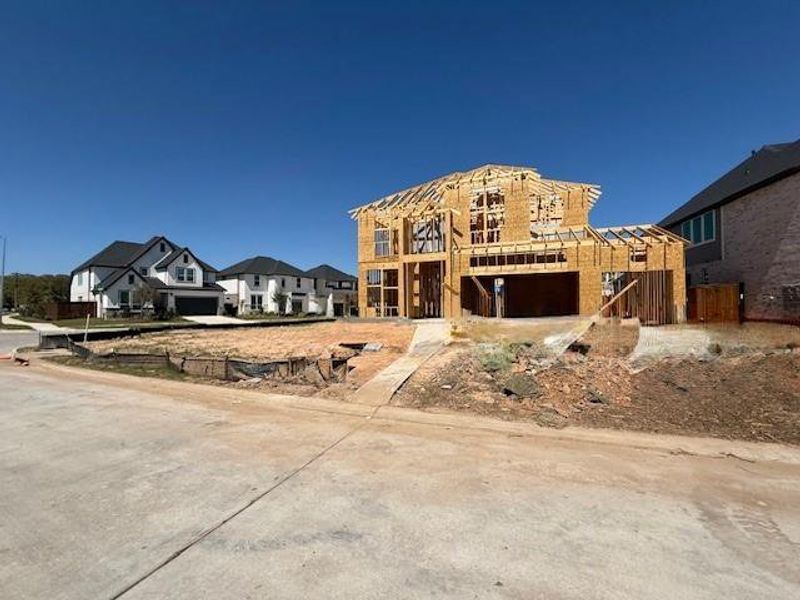 In-progress construction of a new home in Tompkins Reserve, Katy, TX (Image 6).