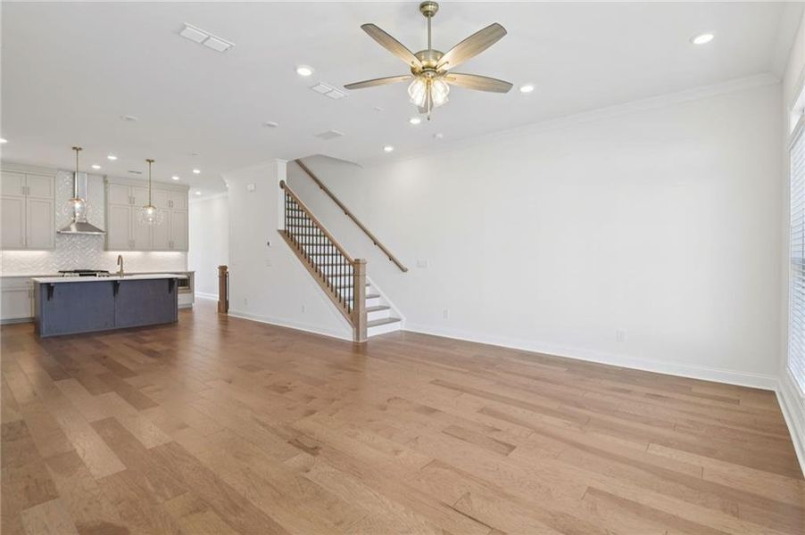 Spacious, unfurnished interior of a new home in Ward's Crossing, Johns Creek (Image 25).