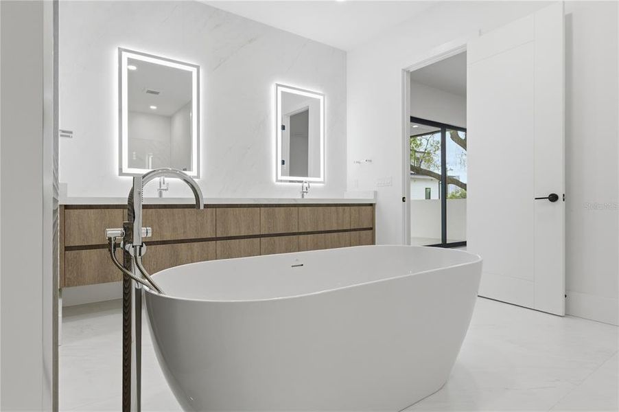Furnished interior view inside a new home in , Tampa (Image 45).
