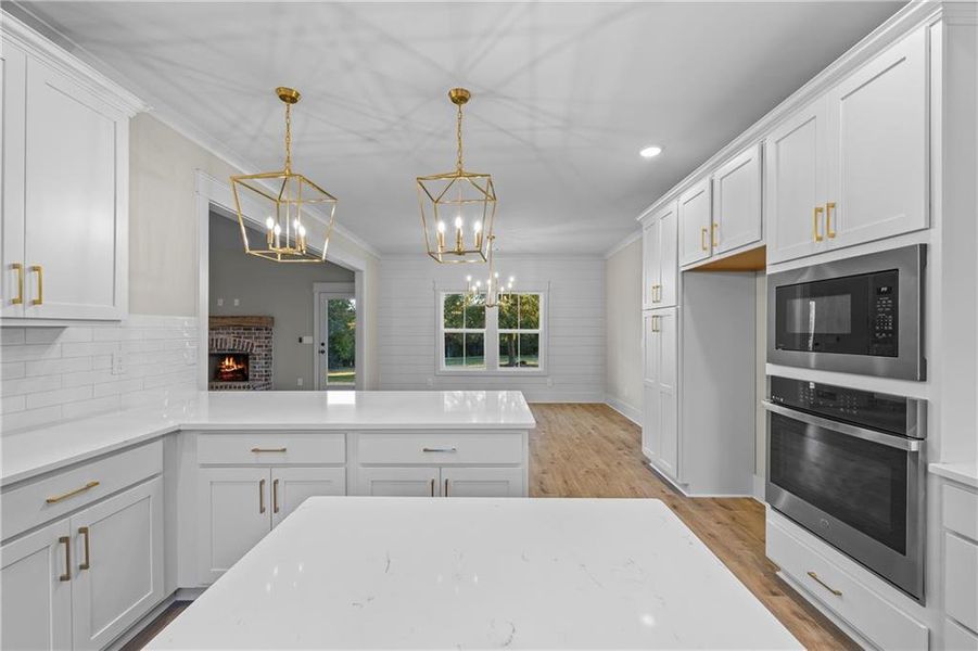 Furnished interior view inside a new home in , Monroe (Image 16).