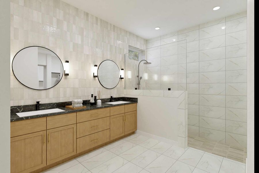 The Ingram - Owner's Bath Optional Super Shower