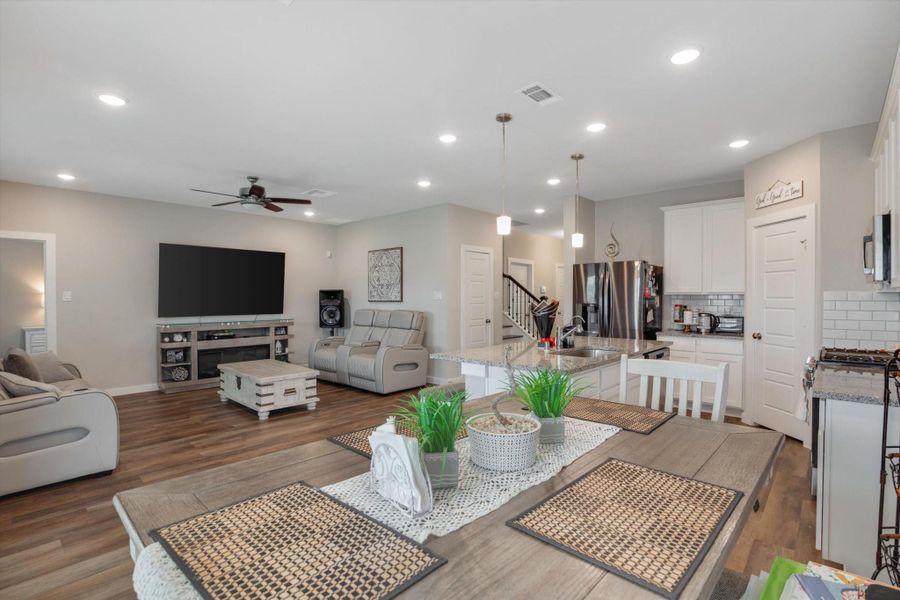 Furnished interior view inside a new home in Marvida, Cypress (Image 34).