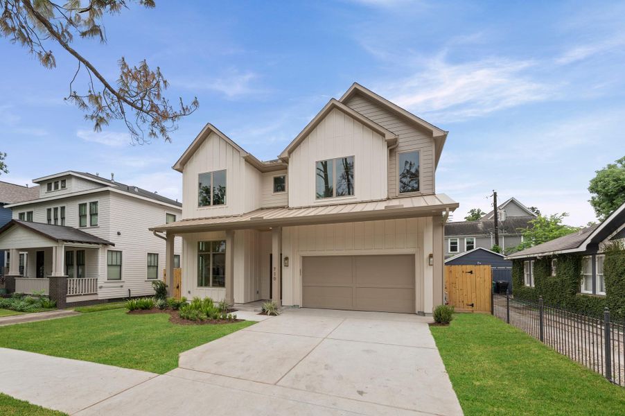 Front exterior of a new home in , Houston, TX, highlighting curb appeal (Image 2).