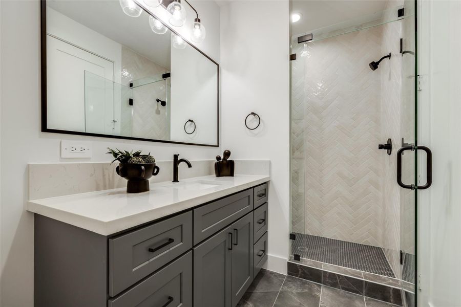 Furnished interior view inside a new home in , Houston (Image 28).