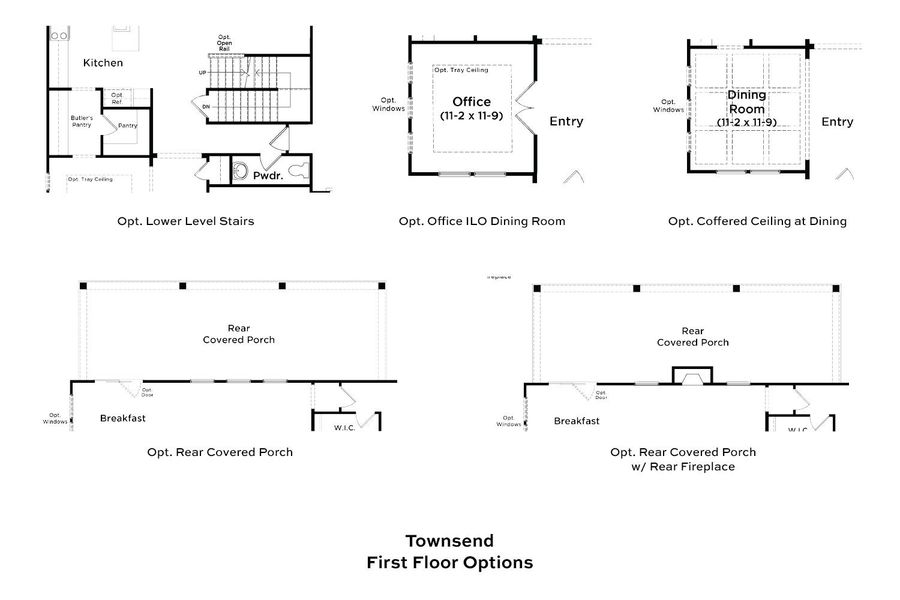 2D floor plan layout of this home in Lakeside Glen, York, SC (Image 6).