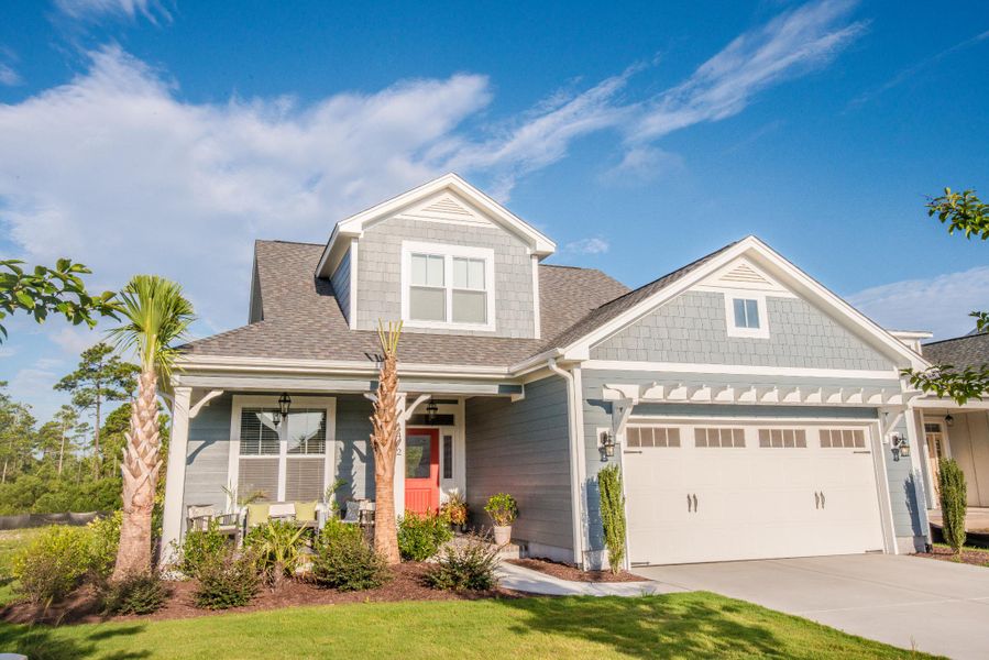 Representative exterior photo of a completed home built from the Fletcher by Bill Clark Homes in Riverside Cove, Wilmington, NC (Image 22).