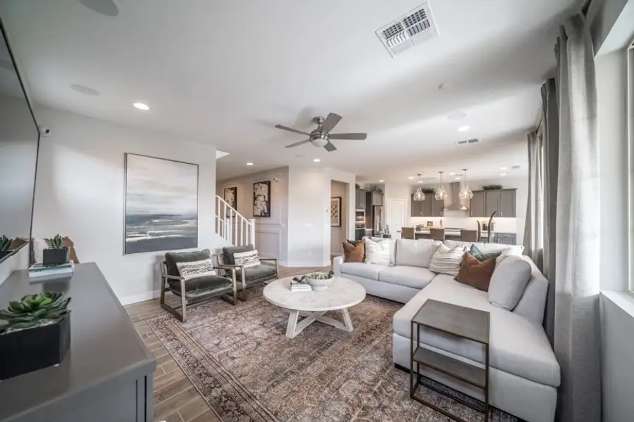 Furnished interior view inside a new home in Hawes Crossing, Mesa (Image 3).