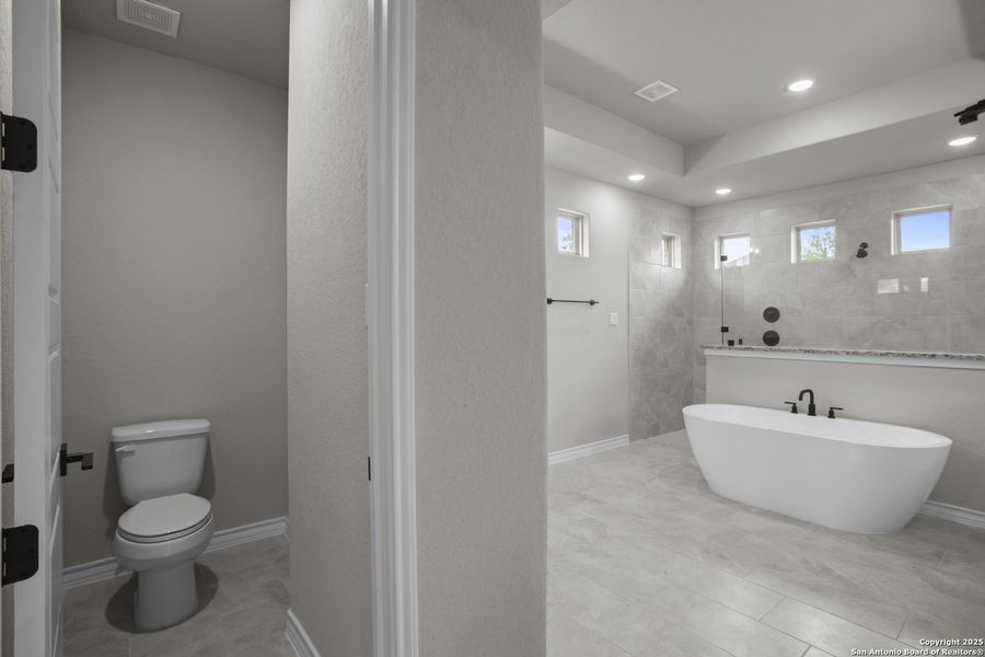 Furnished interior view inside a new home in Potranco Oaks, Castroville (Image 29).