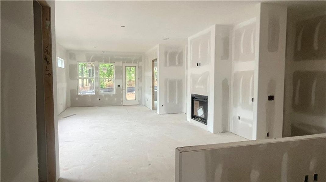In-progress construction of a new home in , Canton, GA (Image 34).