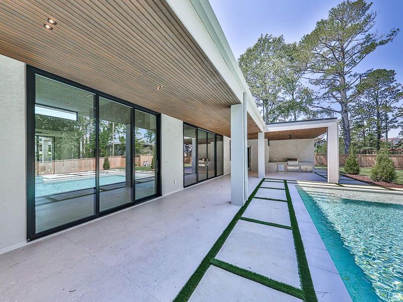 Exterior details and patio area of a home in , Marietta (Image 36). Exterior details and patio area of a home in , Marietta (Image 36).